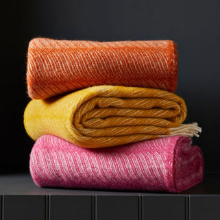 Twist Pink Throw