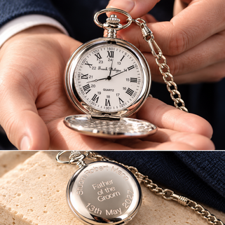 Personalised Men's Pocket Watch