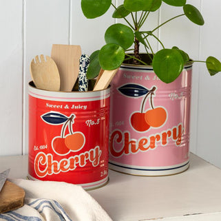 Cherry Design XL Storage Tins - Set of 2