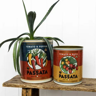 Set of Two XL Passata Storage Tins
