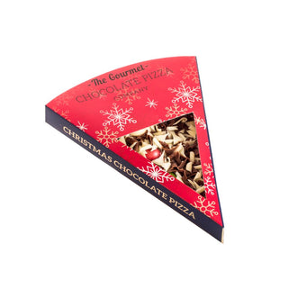 Christmas Chocolate Pizza Slice