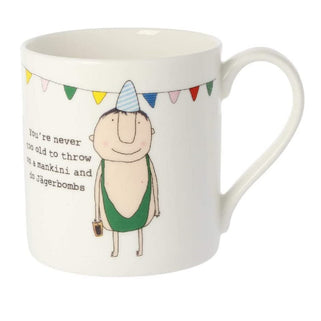 Throw On Mankini Mug