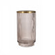Brass and Glass Toothbrush Holder
