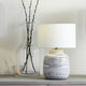 Alina White Dot Lamp Base