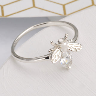 Sterling Silver Bee Ring