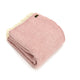 Beehive Dusky Pink Wool Throw