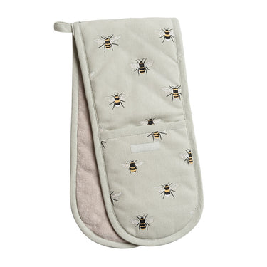 Bees Double Oven Gloves