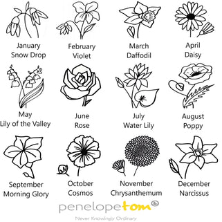 Choice of birth flowers