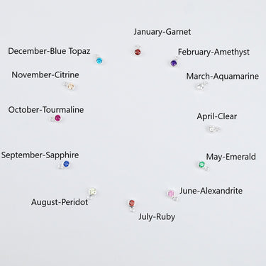 Choice of 12 Birthstones