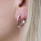 Sterling Silver Small Twisted Hoop Earrings
