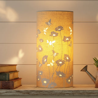 Bumble Bees Fabric Lamp