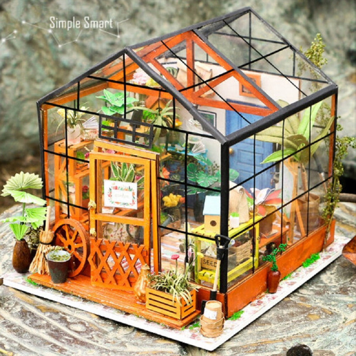 Diy Model Kit Functional Cathy's Flower House DIY Model Kit – Penelopetom