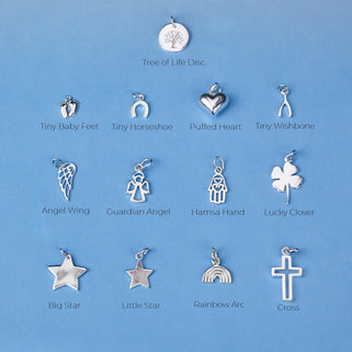 Personalised Sterling Silver Charm Bracelet