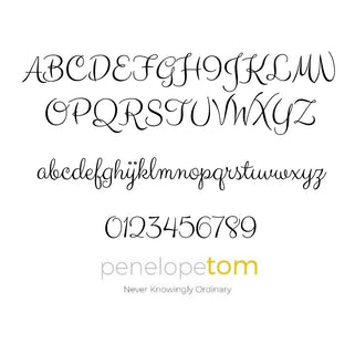 Choice of fonts