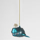 Glitzy Glass Whale Bauble
