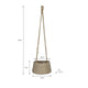 Wide Tapered Jute Hanging Plant Pot