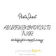 Example of Penelopetom font