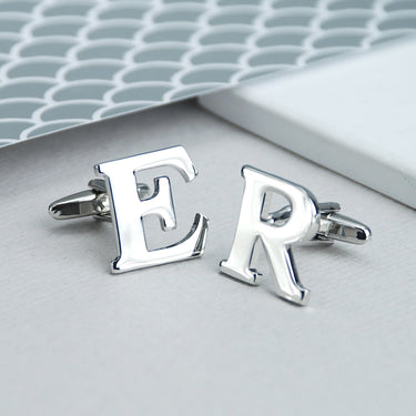 Personalised alphabet cufflinks in 