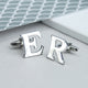 Personalised alphabet cufflinks in 