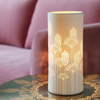 Vector Art Ceramic Lamp