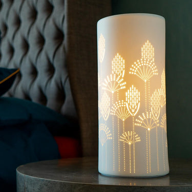 Vector Art Ceramic Lamp