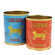 Leopard Storage Tins Set of Two