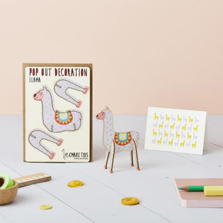 Pop-Out Llama Card