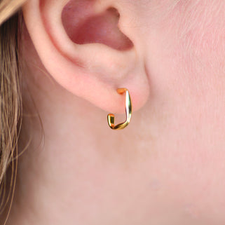 Small little on sale hoop earrings