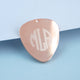Rose gold guitar plectrums with personalised initials 