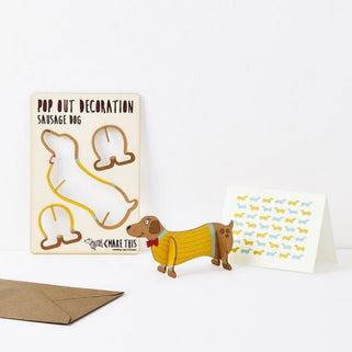 Pop-Out Sausage Dog Card