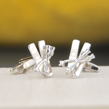 Personalised Ski Cufflinks