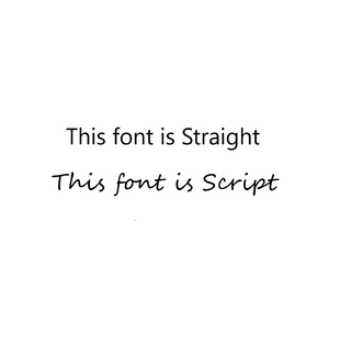 Example of Penelopetom fonts