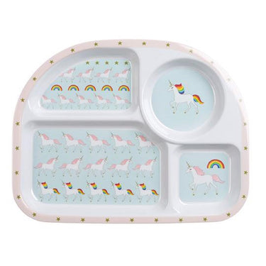 Unicorn Toddler Divider Plate
