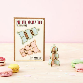 Pop-Out Wedding Cake Card