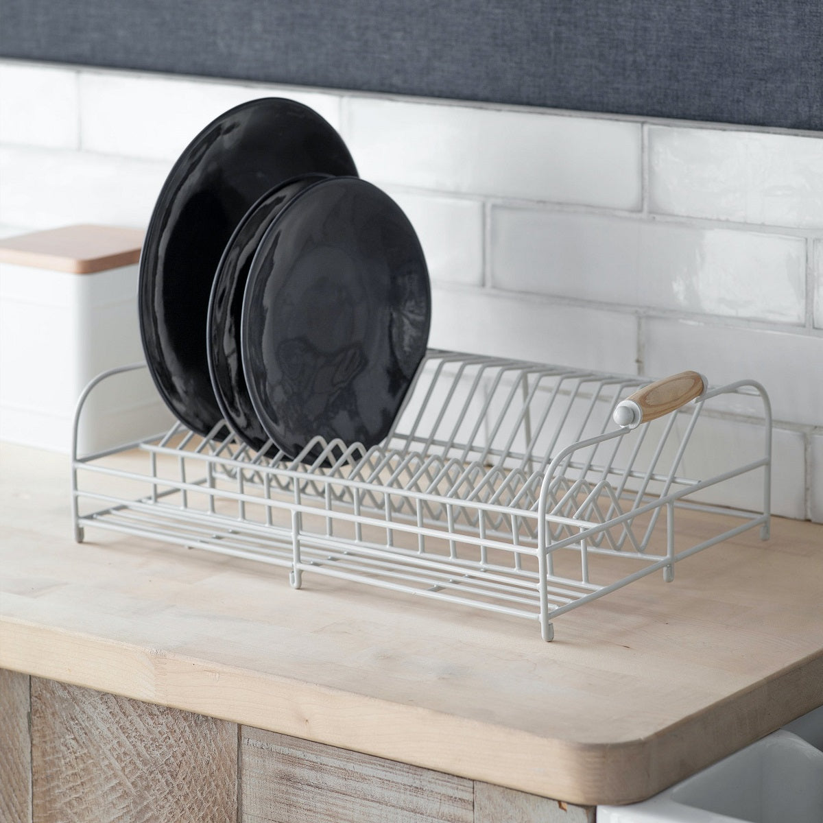 Kitchen Rack White Wirework Dish Rack White – Penelopetom