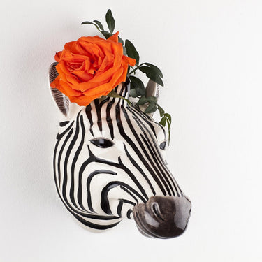 Zebra Wall Vase