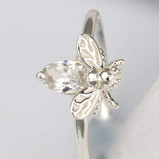 Sterling Silver Bee Ring