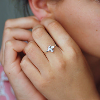 Sterling Silver Bee Ring