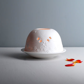 Busy Bees Porcelain Dome Tealight