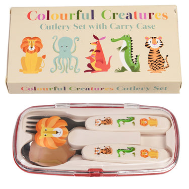 Toddler's Colourful Creatures Cutlery