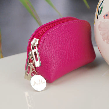 Personalised Mini Leather Coin Purse