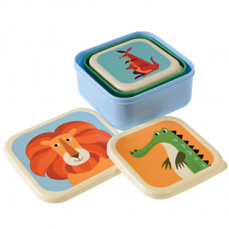 Colourful Creatures Set of 3 Snack Boxes