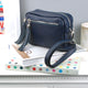 Personalised Elsa Leather Crossbody Tassel Bag
