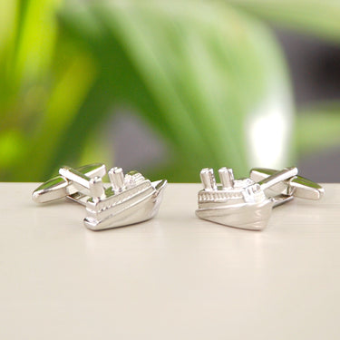 Personalised Cruise Ship Cufflinks