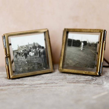 Danta Tiny Brass Standing Photo Frame