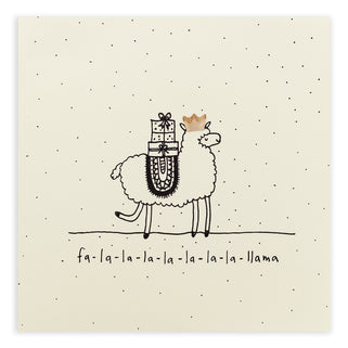 Christmas Llama Card