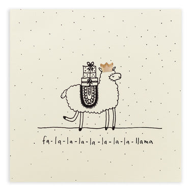 Christmas Llama Card