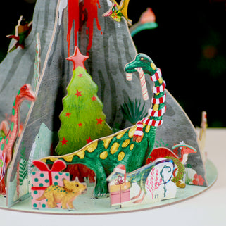 Personalised Dinosaur Christmas Advent Calendar