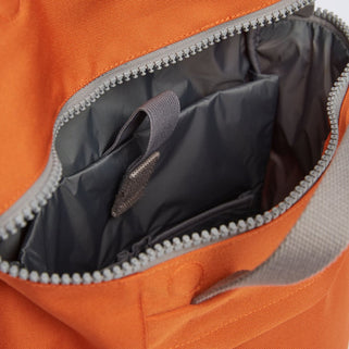 ROKA Finchley Atomic Orange Sustainable Backpack Small