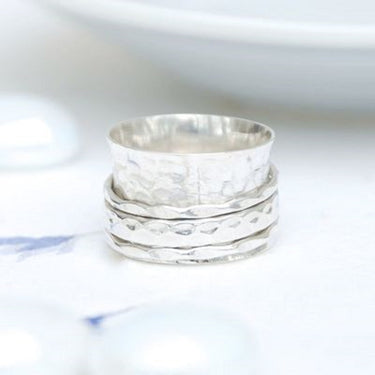 Flo Sterling Silver Spinning Ring